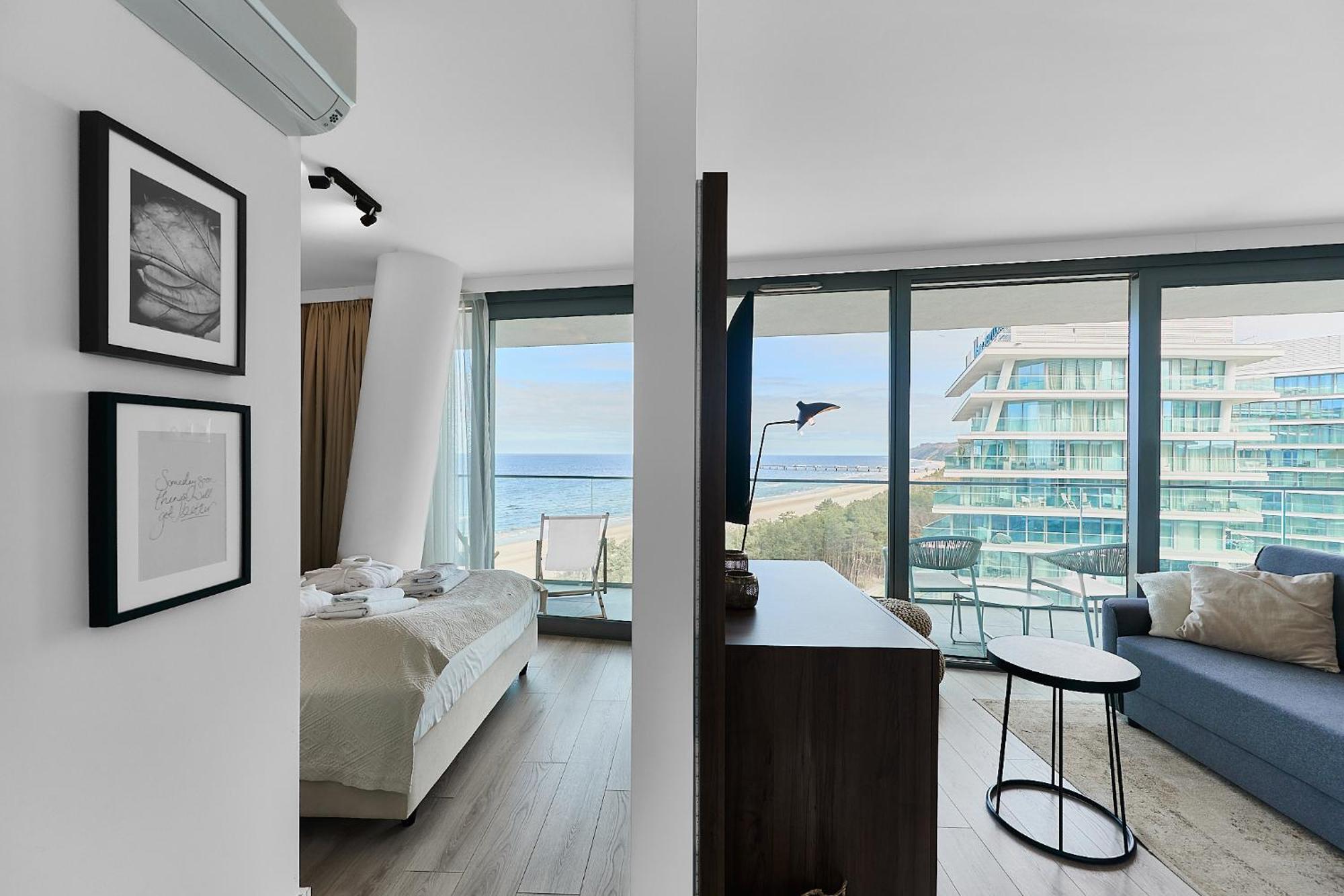 Wave Sea View Private Apartment - A864 Miedzyzdroje Luaran gambar